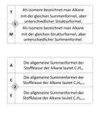 Vorschau - Spiele - Wahr-Falsch-Spaziergang - Homologe Reihe der Alkane - Seite 1