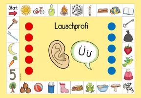 Vorschau - Spiele - Lauschprofi Ü/ü: Lernspiel zur Förderung der Lautanalyse - Seite 1