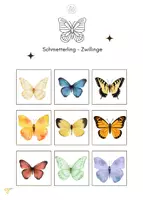 Vorschau - Arbeitsblätter - Schmetterling Zwillinge - Seite 2