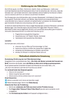 Vorschau - Stundenentwürfe - Die vier Fälle des Nomens Tafelmaterial zur Einführung - Seite 1