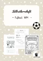 Vorschau - Arbeitsblätter - Fußball-WM Selbstlernheft für die Grundschule (Kl. 3-4) – Deutsch & Mathe spielerisch verbinden - Deckblatt