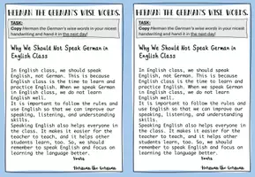 Vorschau - Anderer Materialtyp - English only: Herman the German - Sprachritual für den Englischunterricht - Seite 1