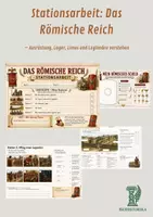 Vorschau - Arbeitsblätter - Stationsarbeit: Das Römische Reich – Ausrüstung, Lager, Limes und Legionäre verstehen - Deckblatt