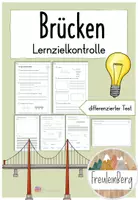 Vorschau - Arbeitsblätter - 9. Stunde: Brücken - Lernzielkontrolle - Deckblatt