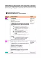 Vorschau - Stundenentwürfe - Unterrichtsplanung Paradise Garden 8 Stunden Heimsuchung Erzähltexte vergleichen - Deckblatt