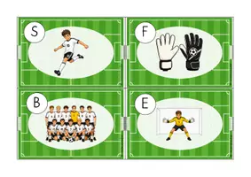 Vorschau - Arbeitsblätter - Lesespaziergang Fußball-WM 2026 – Lesen lernen mit Bewegung (Klasse 1 / Grundschule) - Seite 2