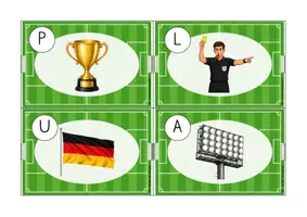 Vorschau - Arbeitsblätter - Lesespaziergang Fußball-WM 2026 – Lesen lernen mit Bewegung (Klasse 1 / Grundschule) - Seite 3