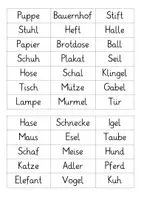 Vorschau - Spiele - Nomen unterscheiden: Mensch, Tier, Pflanze, Ding - Seite 2