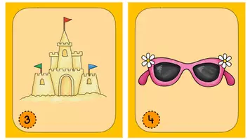 Vorschau - Arbeitsblätter - Lesespaziergang Am Strand -differenziert Wörter&Sätze - Seite 2