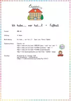Vorschau - Spiele - Fußball / Anfangsunterricht: Ich habe... Wer hat...? (Lesespiel) - Deutsch - Kl. 1/2 - Seite 1