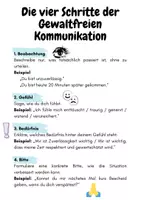 Vorschau - Stundenentwürfe - Arbeitsblätter und Übungen: Gewaltfreie Kommunikation nach Roseneberg - Seite 2