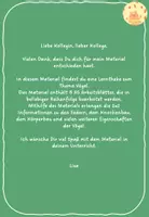 Vorschau - Arbeitsblätter - Lerntheke "Vögel" - 8 Arbeitsblätter - Seite 1