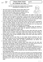 Vorschau - Stundenentwürfe - Lesetext mit Fragen Berühmte Personen Charles Robert Darwin (Klasse 3, 4, 5, 6) - Seite 2