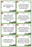 Vorschau - Arbeitsblätter - Stundeneinstieg Deutsch - Leseschnipsel Fußball WM 2026 (Klasse 2-4) #extraklasse - Seite 2