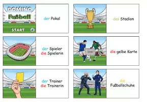 Vorschau - Arbeitsblätter - DaZ - Fußball - Domino inkl. Mini-Version und Arbeitsblatt - DaF / Deutsch - Seite 3