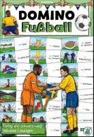 Vorschau - Arbeitsblätter - DaZ - Fußball - Domino inkl. Mini-Version und Arbeitsblatt - DaF / Deutsch - Deckblatt
