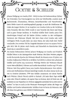Vorschau - Unterrichtsreihen - Goethe und Schiller – Dichterfreundschaft zweier Literaten - Seite 1