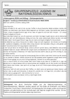 Vorschau - Arbeitsblätter - Jugend im Nationalsozialismus – Gruppenpuzzle mit Zeitzeugentexten & Arbeitsblättern (mit Lösungen) Hitlerjugend und Bund Deutscher Mädel | Geschichte Klasse 9/10 - Seite 3