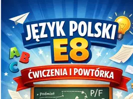 zapowiedź - CZĘŚCI MOWY I ZDANIA - test + klucz - obwoluta