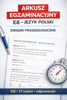 zapowiedź - E8 - Test/sprawdzian - ZWIĄZKI FRAZEOLOGICZNE - klucz - obwoluta