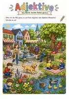 Vorschau - Arbeitsblätter - Adjektive Klasse 2/3 - Arbeitsblätter, Wimmelbild, Ausmalbild - Seite 3