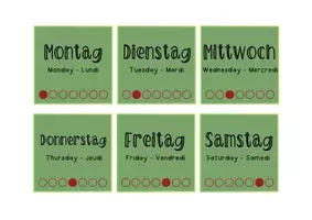Vorschau - Fördermaterial/Inklusion - Fuchklasse großer Kalender (Monat) Deutsch - Seite 3