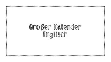Vorschau - Spiele - Fuchsklasse großer Kalender (Monat) Englisch - Seite 2