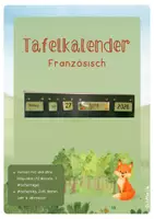 Vorschau - Spiele - Fuchsklasse Tafelkalender Franzosisch - Deckblatt