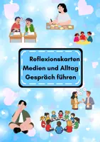 Vorschau - Stationenlernen - Reflexionskarten Medien und Alltag - Deckblatt