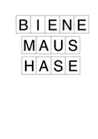 Vorschau - Fördermaterial/Inklusion - Flashcard Tiere Wort zuordnen - Seite 3