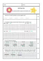 Vorschau - Test - Matheprobe - schriftlich addieren, Größen - Seite 2
