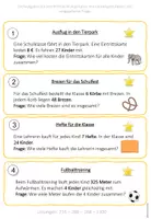 Vorschau - Arbeitsblätter - Sachaufgaben zur schriftlichen Multiplikation mit einstelligem Faktor - Seite 1