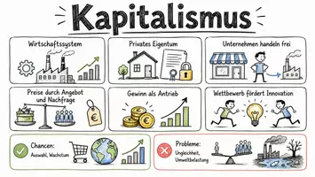 Vorschau - Arbeitsblätter - Arbeitsblätter zum Thema "Kapitalismus" + Lösung & MP3 + Mindmap + Infografik - Seite 1