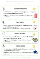 Vorschau - Arbeitsblätter - Sachaufgaben mit Zehnerzahlen - Seite 1