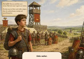 Vorschau - Stationenlernen - Der Weg des Legionärs – Interaktives Entscheidungsspiel mit begleitender Stationsarbeit - Seite 2