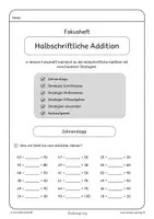 Vorschau - Unterrichtsreihen - Halbschriftliche Addition Paket | Offener Unterricht | Freiarbeit - Seite 1