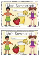 Vorschau - Arbeitsblätter - Lese-Mal-Heft Sommer Deutsch lesen & malen Klasse 1 und 2 - Seite 2