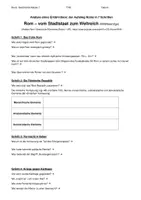 Vorschau - Arbeitsblätter - Aufstieg des römischen Reiches - römische Republik - Deckblatt