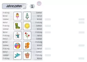 Vorschau - Spiele - Thema Jahreszeiten - Klammerkarten - Seite 2
