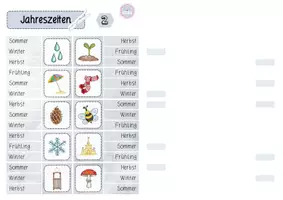 Vorschau - Spiele - Thema Jahreszeiten - Klammerkarten - Seite 3