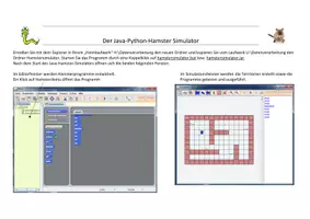 Vorschau - Aufgabenkarten - Python Hamstermodell Einführung - Seite 3