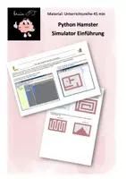 Vorschau - Aufgabenkarten - Python Hamstermodell Einführung - Deckblatt