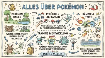 Vorschau - Arbeitsblätter - Arbeitsblätter zum Thema "Pokémon" + Lösung & MP3 + Mindmap + Infografik - Seite 1