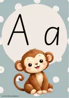Vorschau - Poster - Bildkarten Buchstaben Pastellfarben / ABC Karten / Alphabet / Klassendeko - Seite 1