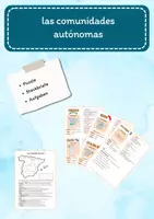Vorschau - Arbeitsblätter - Comunidades autónomas - Deckblatt