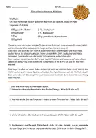 Vorschau - Arbeitsblätter - Rezept Arbeitsblatt Fehlersuche Waffeln - Deckblatt
