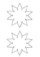 Vorschau - Fördermaterial/Inklusion - 1x1 Zahlenstern Vorlage – Malreihen handlungsorientiert entdecken - Seite 2