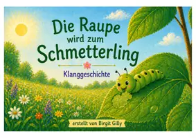 Vorschau - Bildkarten - Klanggeschichte - Von der Raupe zum Schmetterling - Deckblatt