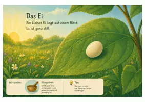 Vorschau - Bildkarten - Klanggeschichte - Von der Raupe zum Schmetterling - Seite 2