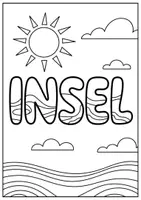 Vorschau - Mal- und Bastelvorlagen - Palme Malvorlagen Ausmalbilder Poster kreative Palme Grundschule - Seite 3
